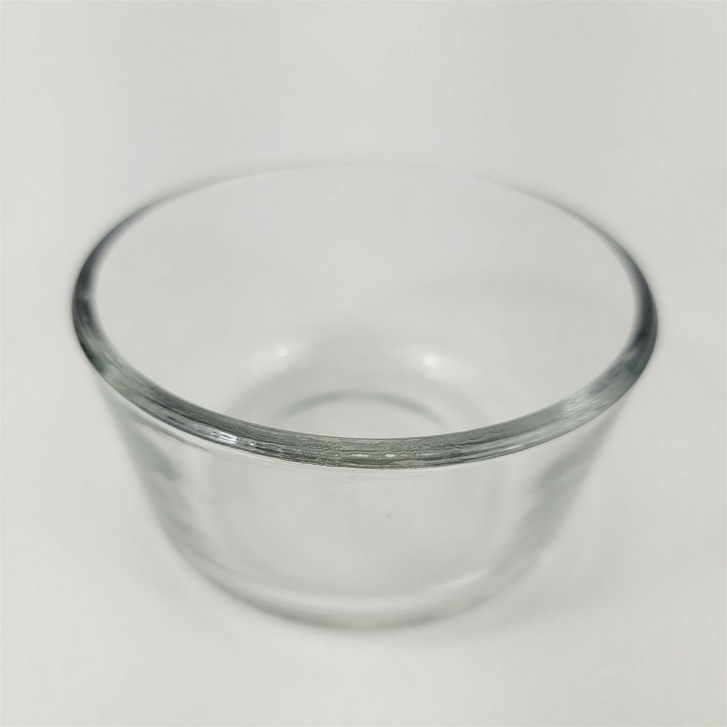 4 Anchor Hocking Glass Custard Cups 16 oz 1 Cup Clear Bowls USA