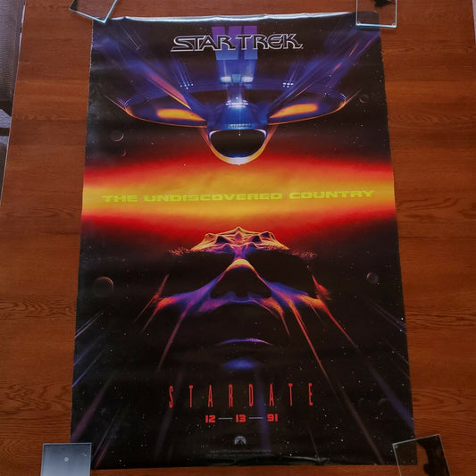 1991 Star-Trek VI Undiscovered Country Rolled Poster