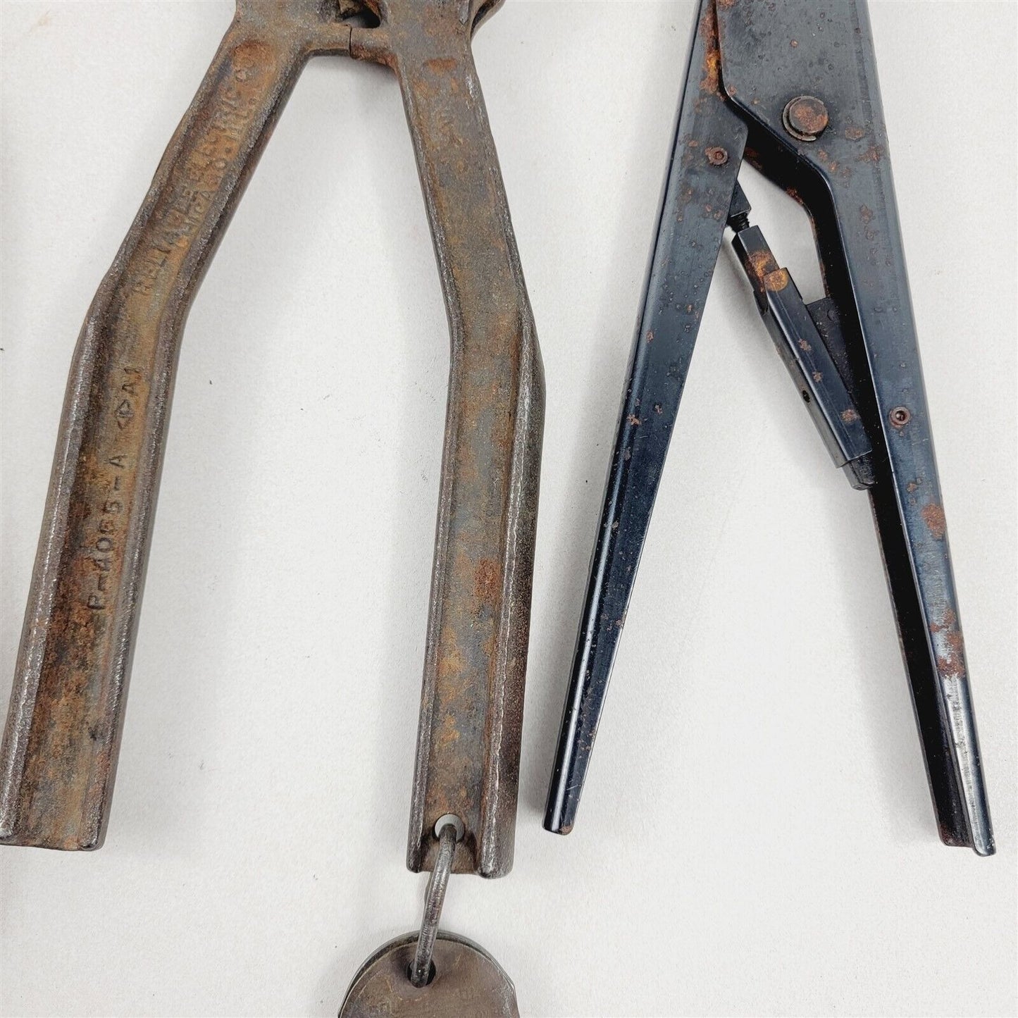 4 Vintage Crimping Wire Cutter Hand Tools Pliers