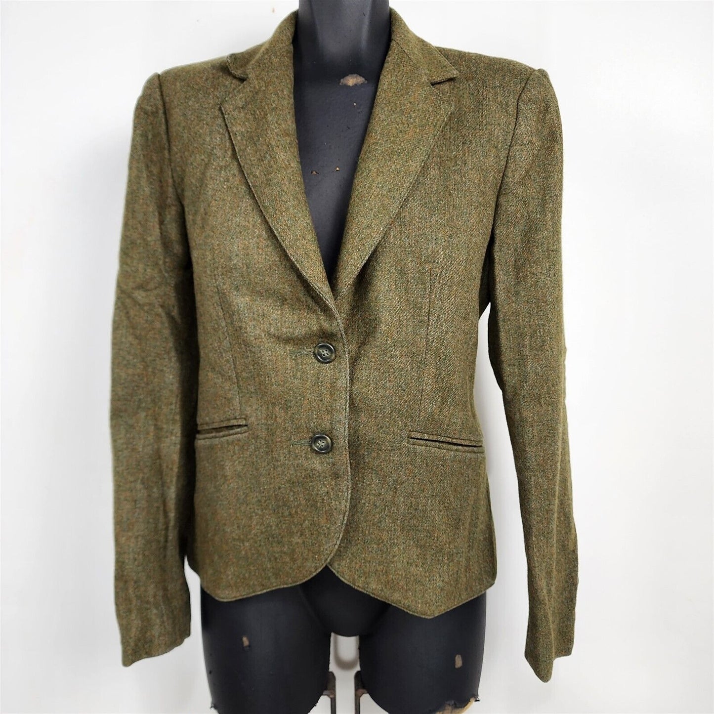 Vintage 1960s/70s The Villager Olive Green 3 Pc Jacket Pants & Skirt Suit Set