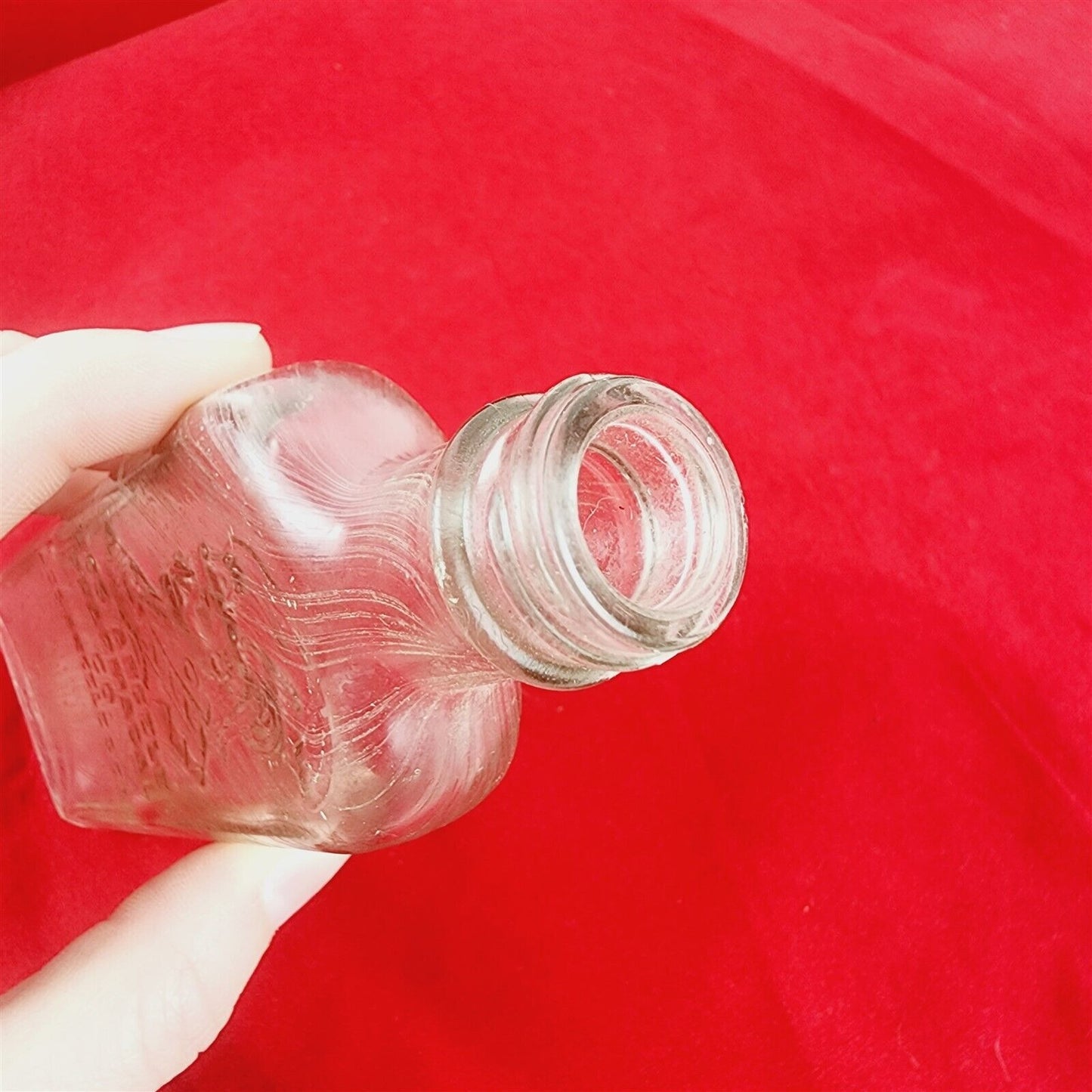 Vintage Embossed Indian Los Angeles CA Pharmacal Co. Glass Bottle Western Cali