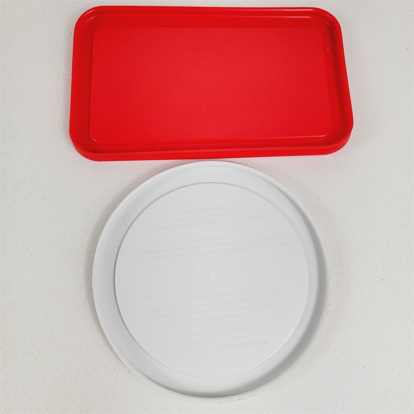 4 Pyrex Plastic Replacement Lids 4 Cup 3 Cup Various Sizes Shapes