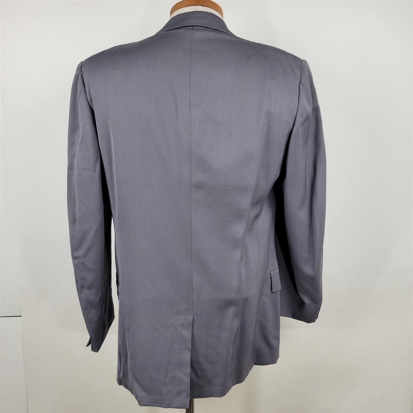 Vintage Timely Clothes Plateau Gray Three Button Blazer Sport Coat Gab Jacket