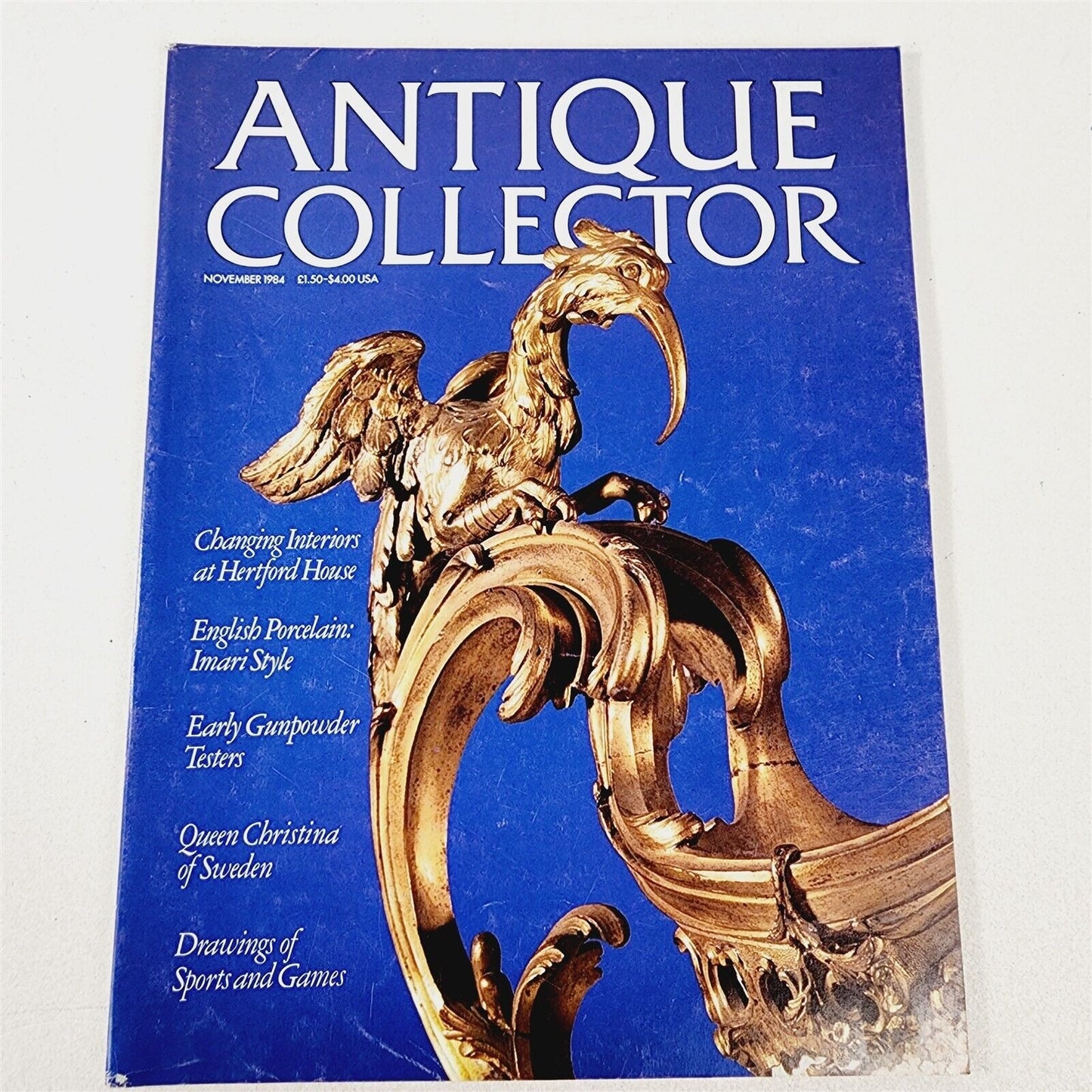 4 Antique Dealer Collectors Guide Magazines 1973 1975 1984 1985