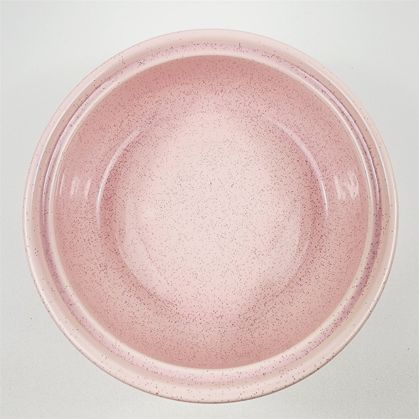 Vintage Bauer Pottery Casserole Dish Bowl Pink Speckled - No Lid