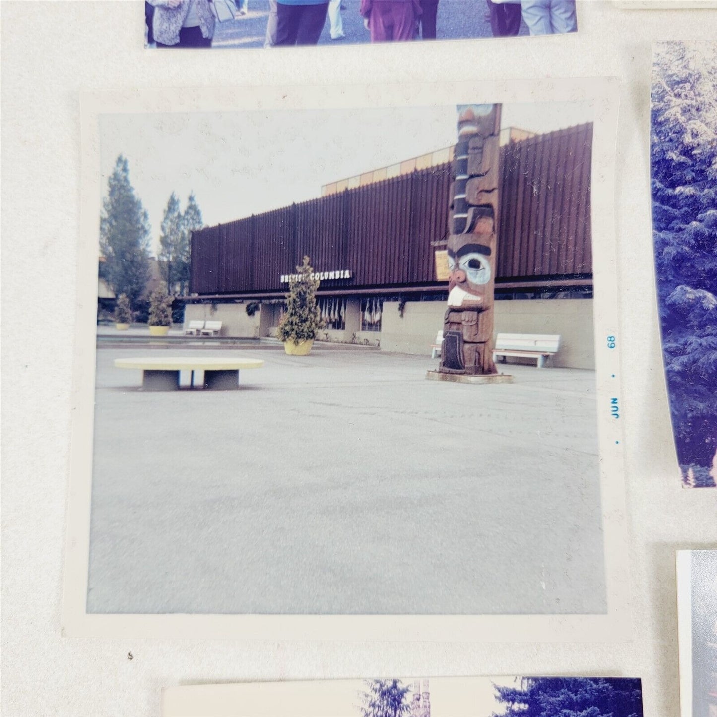 9 Vintage Photos Totem Poles Native American Tourism 1950s-80s Photography Lot