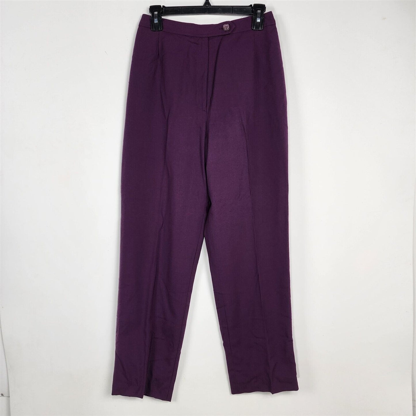 Vintage Evan Picone Purple Wool Dress Pants Womens - 28in Waist