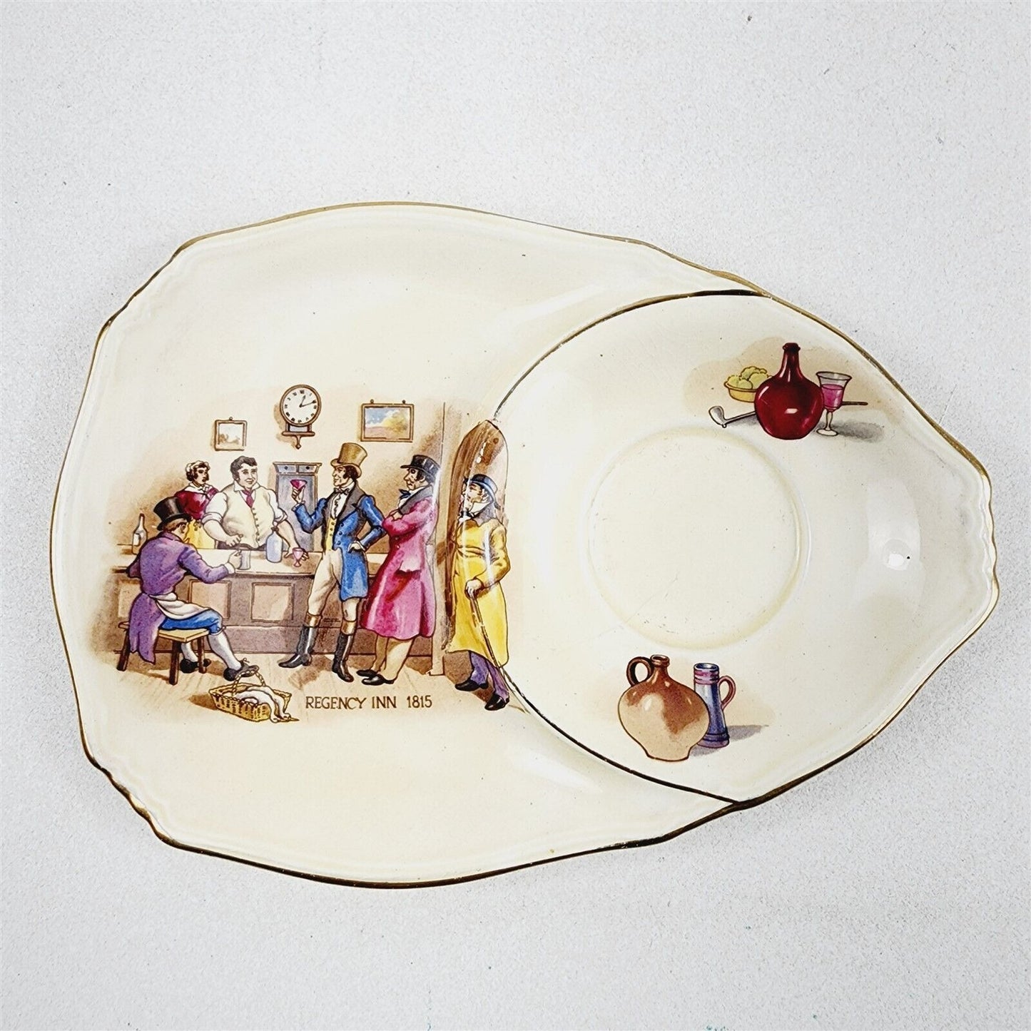 Vintage Royal Winton Grimwades Regency Inn 1815 Tea Snack Plate - 8"