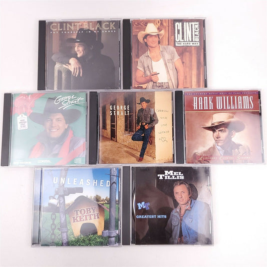 7 Country Artist CD's - Toby Keith, George Strait, Clint Black