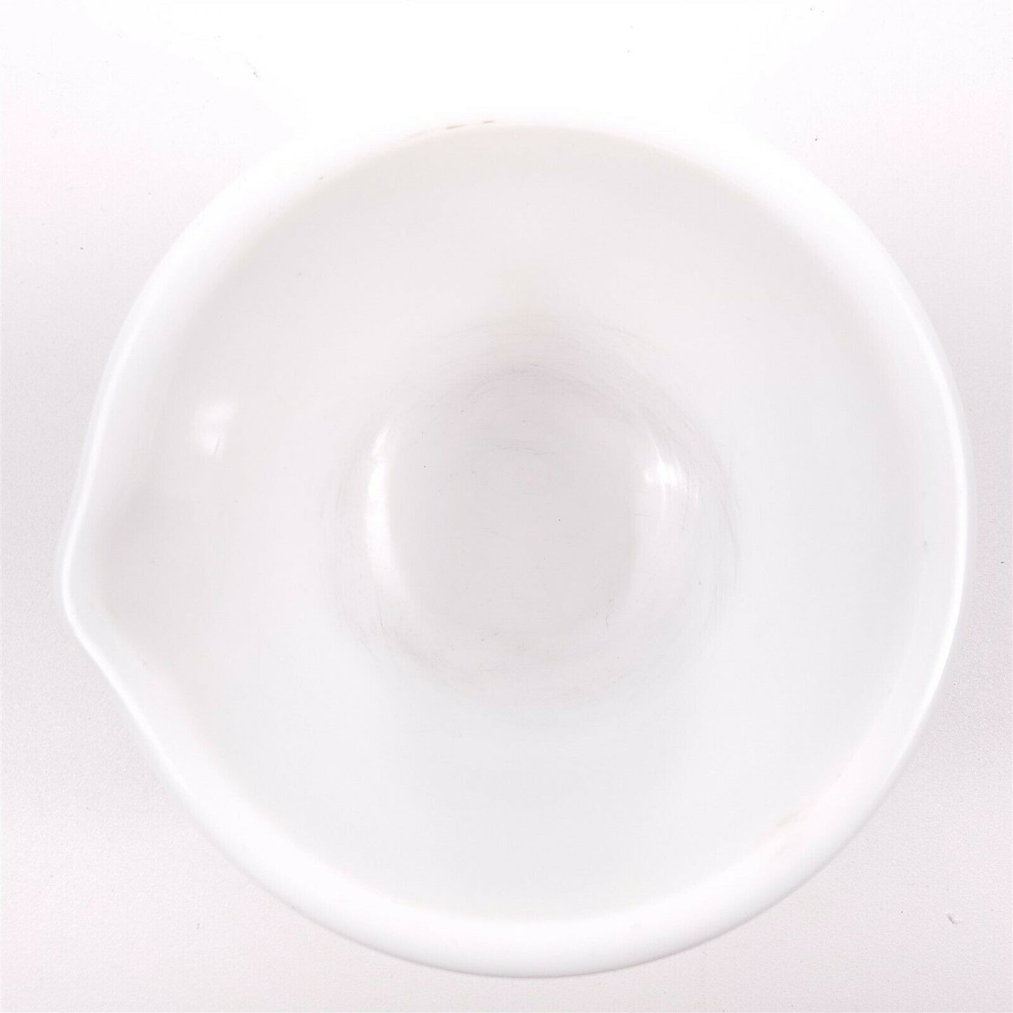 Milk Glass White Mixing Bowl 6-3/4" x 4-1/4" Spout