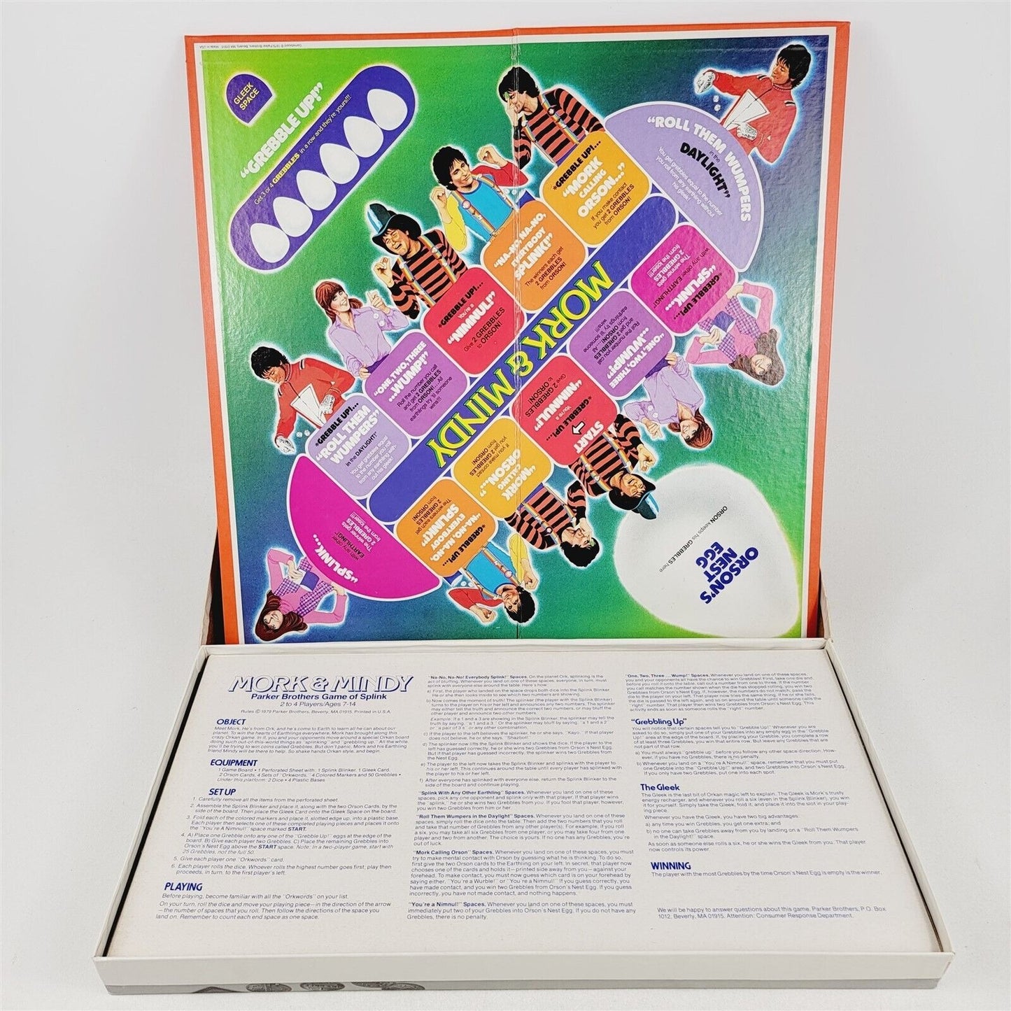 1979 Mork & Mindy game by Parker Brothers featuring Robin Williams