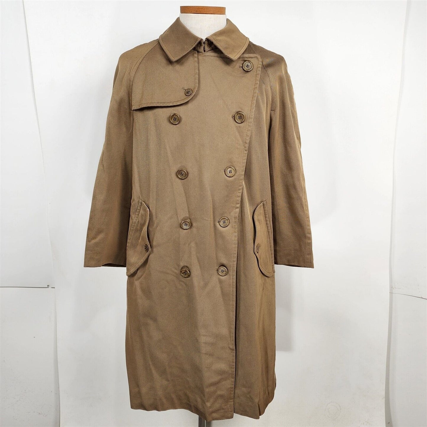 Vintage Burberrys Double Breasted Trench Coat All Weather Mens Size L