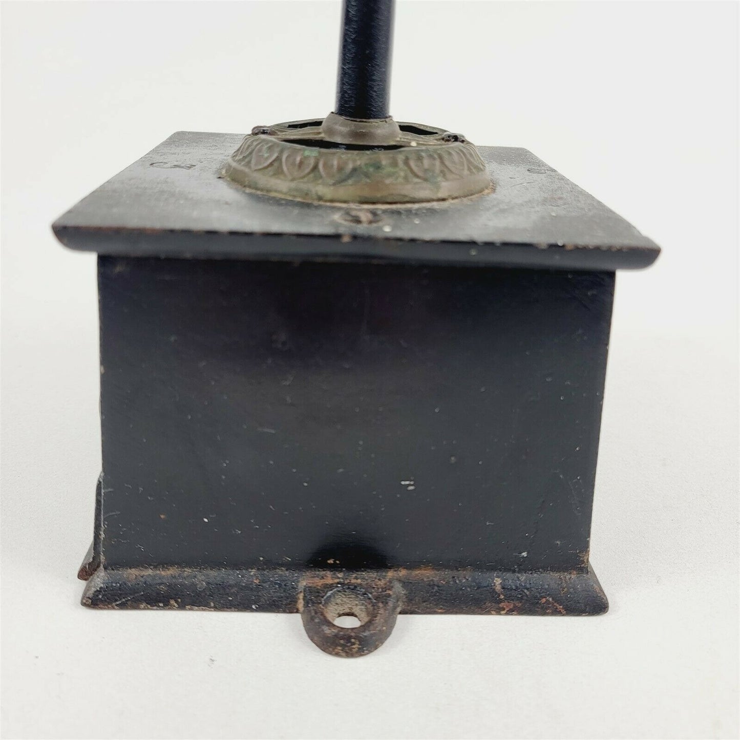 A Kenrick & Sons Coffee Mill Coffee Grinder Antique Cast Iron Brass Vintage No 3