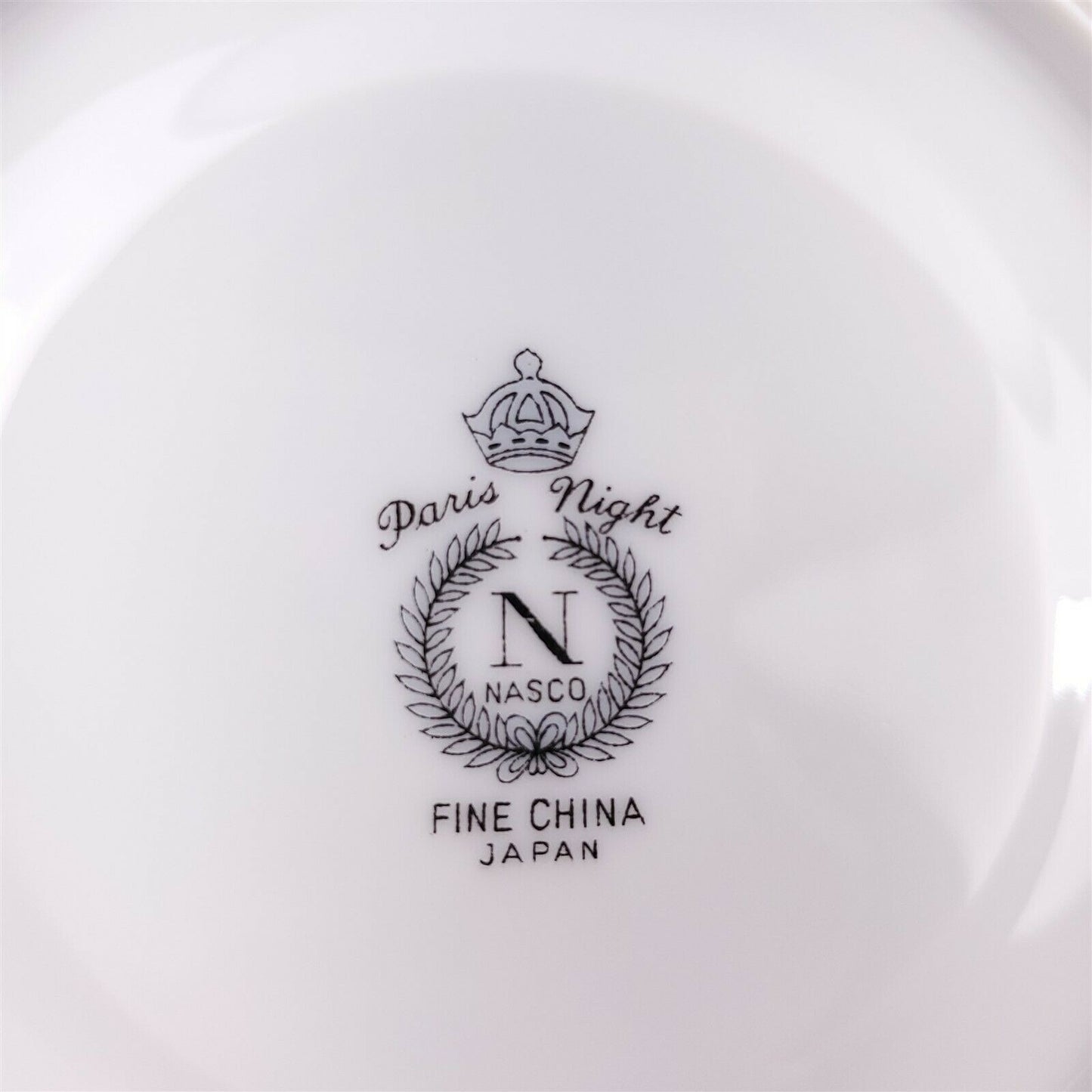 6 Sets Nasco Paris Night Tea Cups & Saucers Vintage Japan Fine China