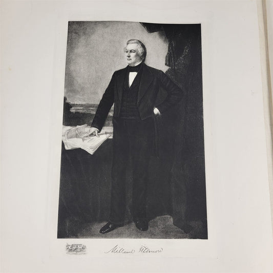 Millard Fillmore 1901 White House Gallery Official Portraits Presidents Gravure