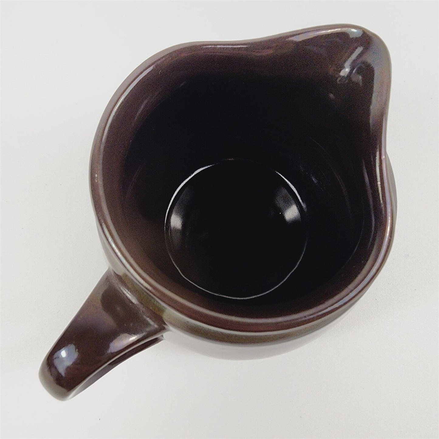 Vintage Franciscan Madeira Green Brown Creamer Pitcher - 3"