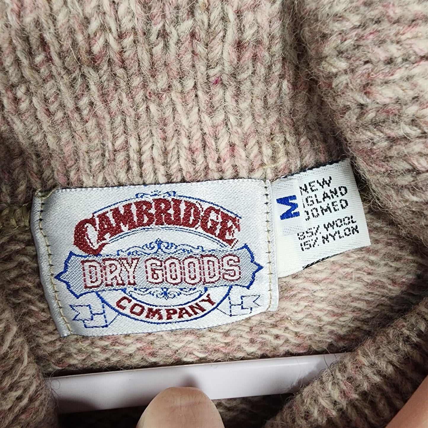 Vintage Cambridge Dry Goods Company Wool Pullover Sweater Size M