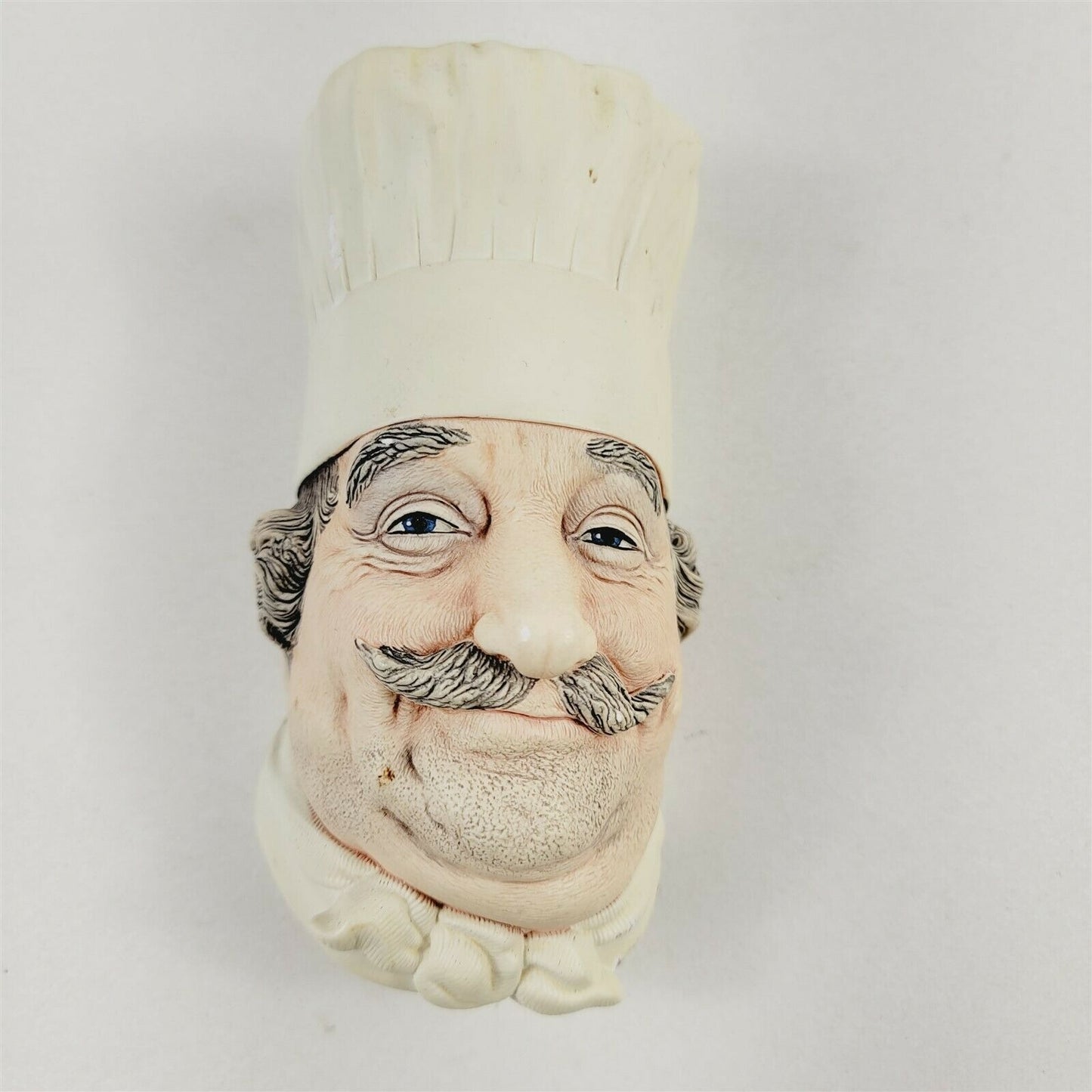 Bossons Chalkware England 1969 Chef Head Figure Wall Mount Vintage Kitchen Decor