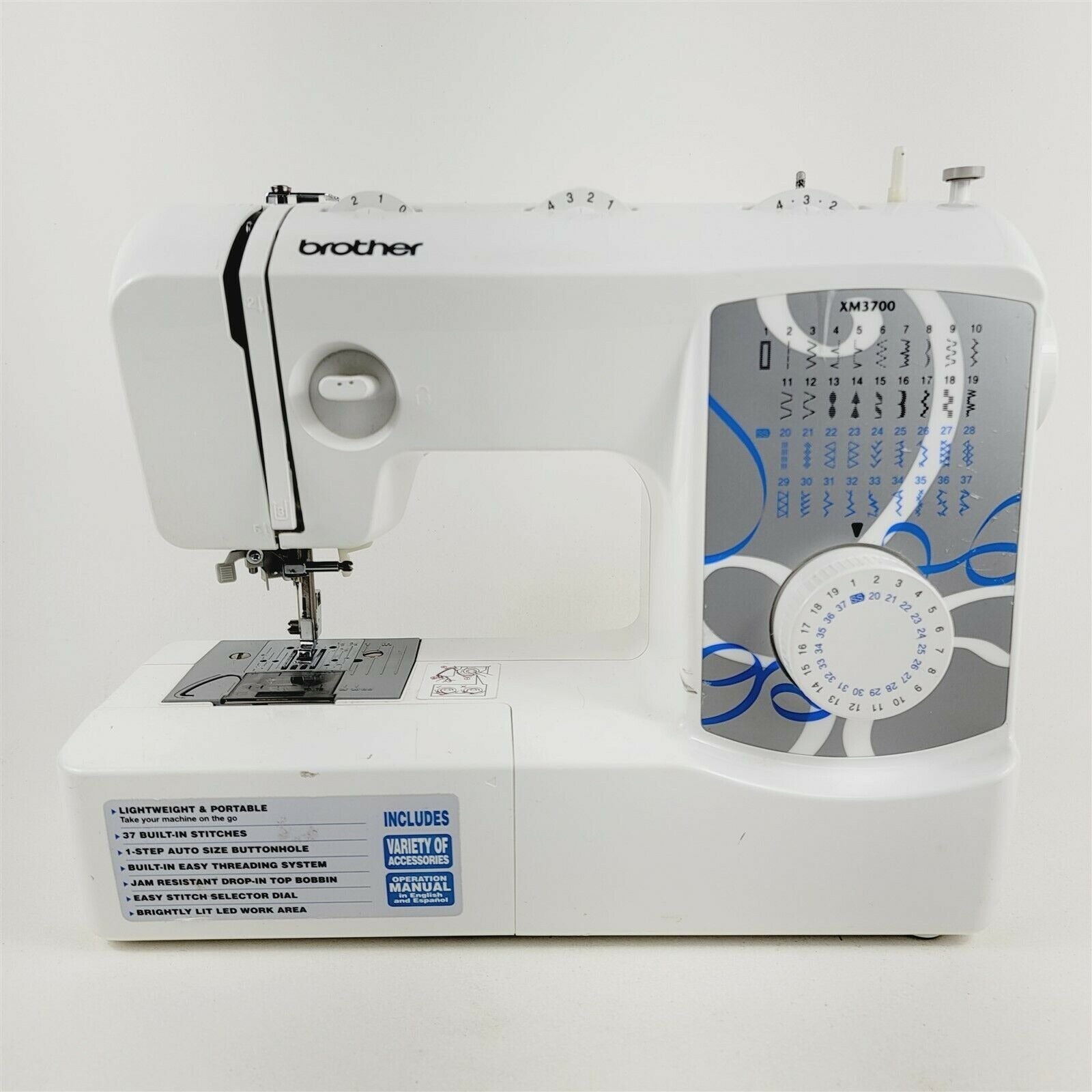 Brother XM3700 74-Stitch Function on sale Free Arm Sewing Machine