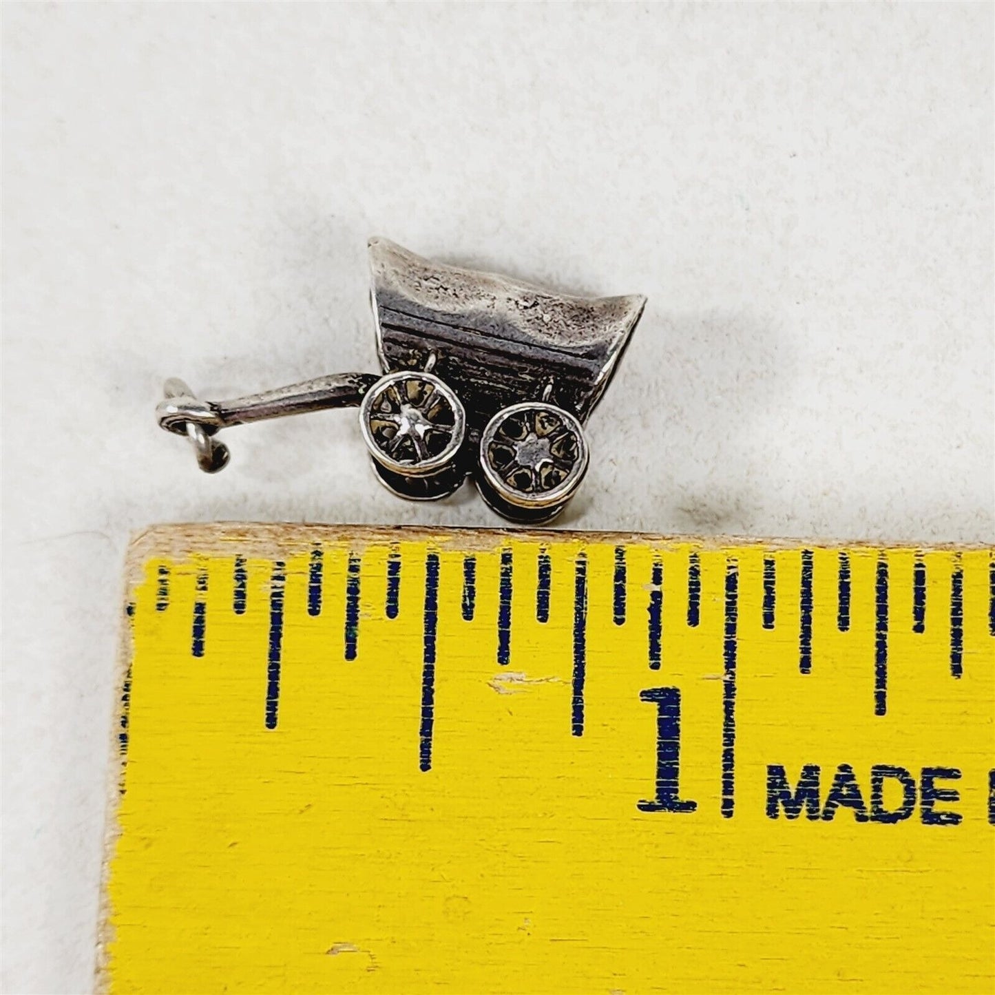 Vintage Sterling Silver Covered Wagon Wild West Western Charm