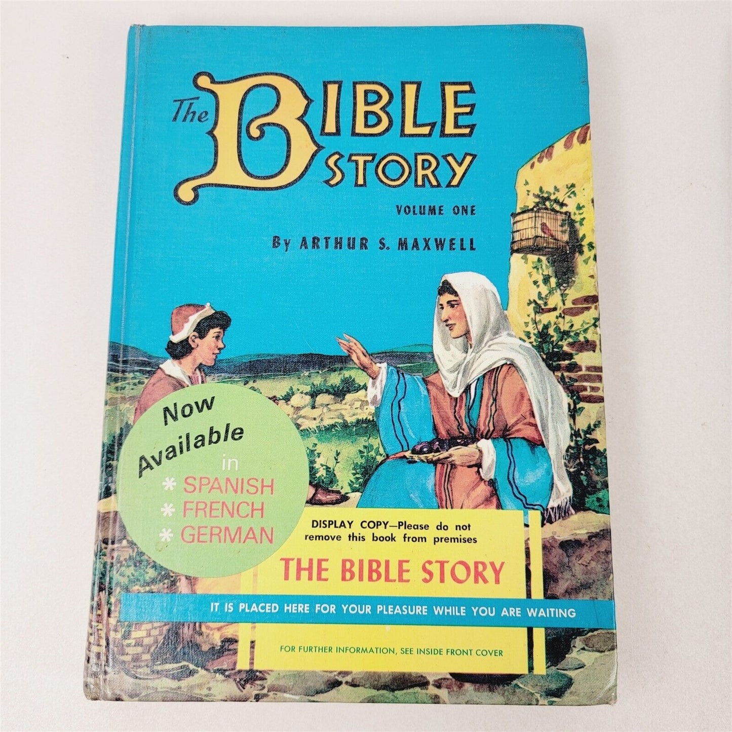 The Bible Story Book by Arthur S Maxwell Volume 1 Hardcover 3 Display Copies