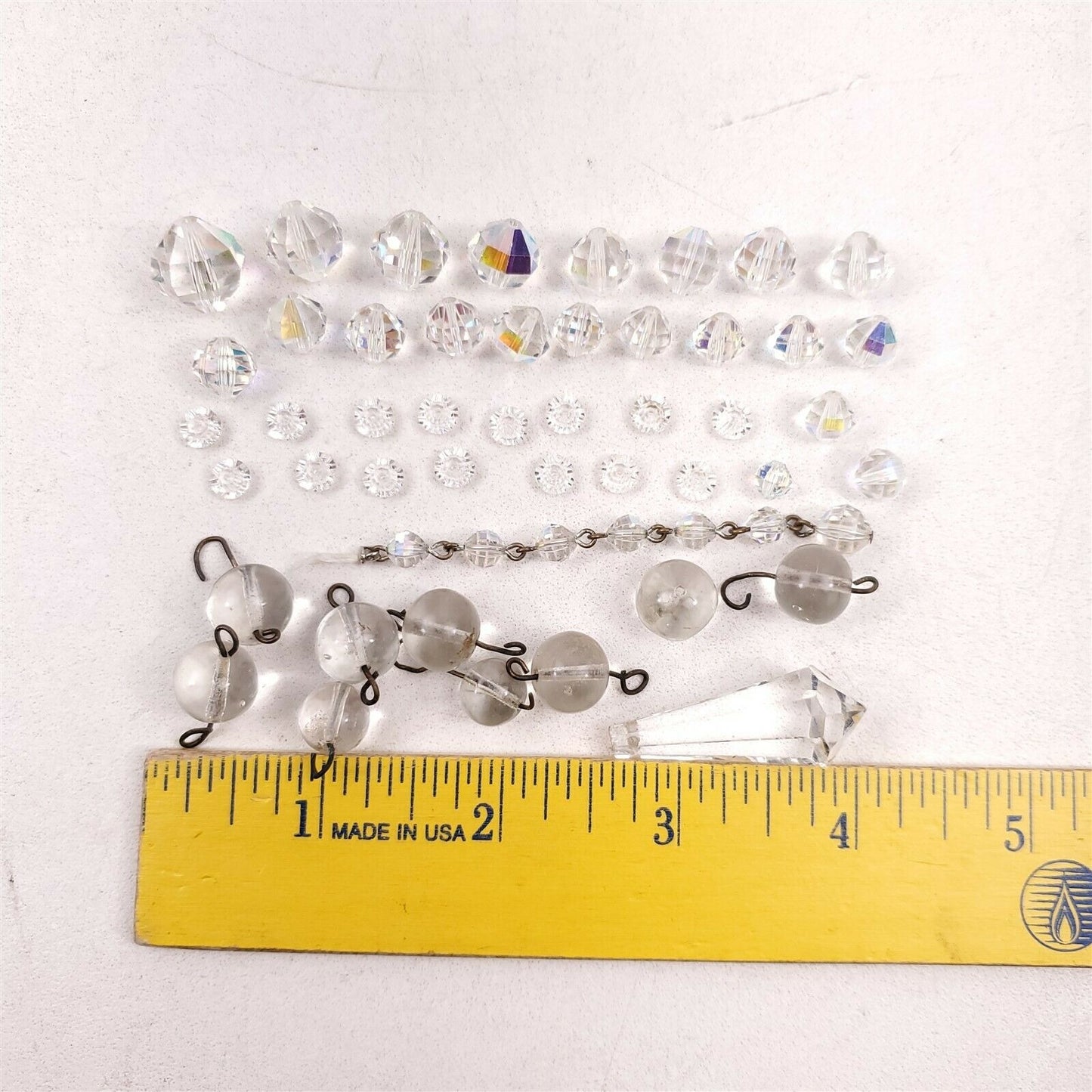60+ Lamp Crystals 0.25" - 3" Lamp Repair Replacement Parts