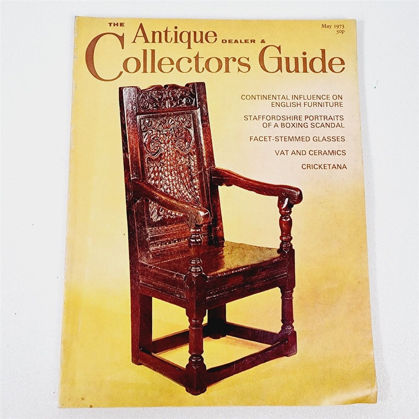 4 Antique Dealer Collectors Guide Magazines 1973 1975 1984 1985