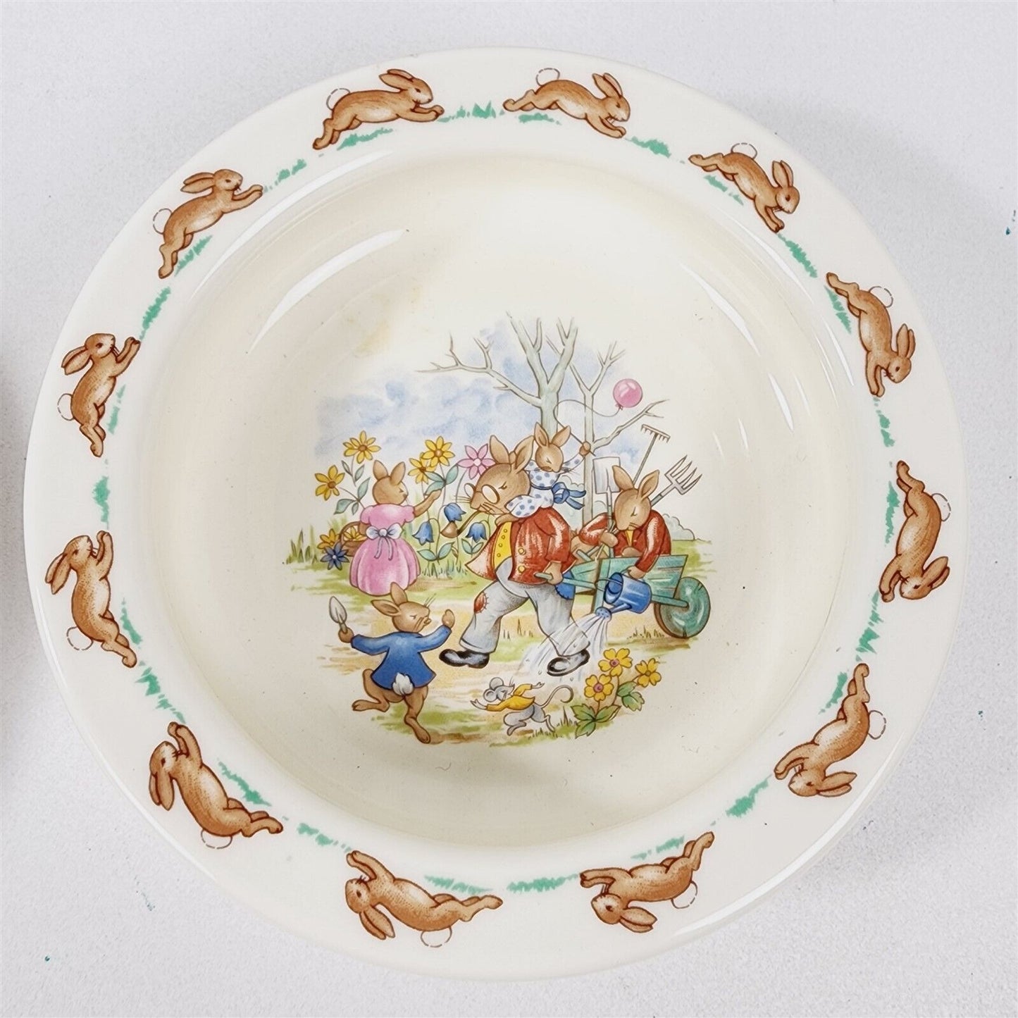 Royal Doulton 4 Piece Bunnykins Dish Set English Fine Bone China