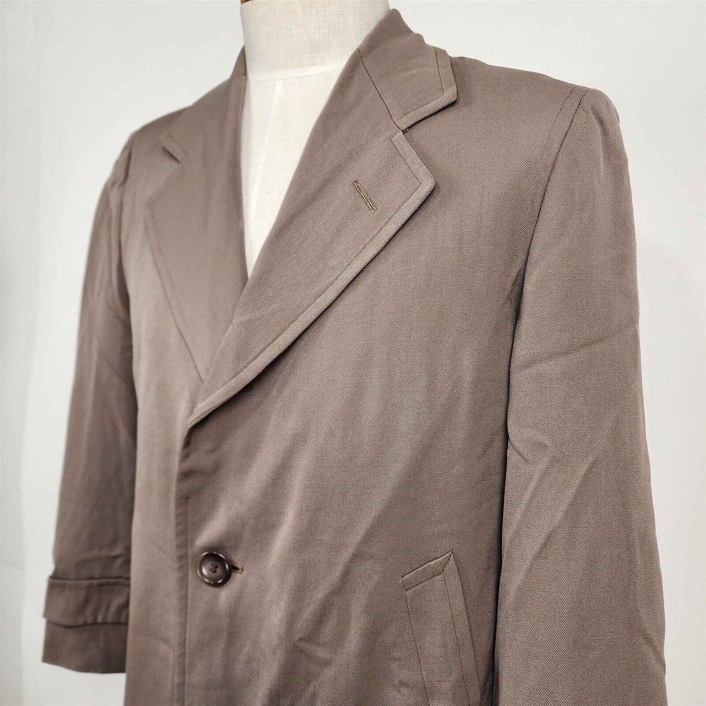 Vintage Clothcraft by Joseph & Feiss Sheddar Taupe Mens Overcoat Topcoat