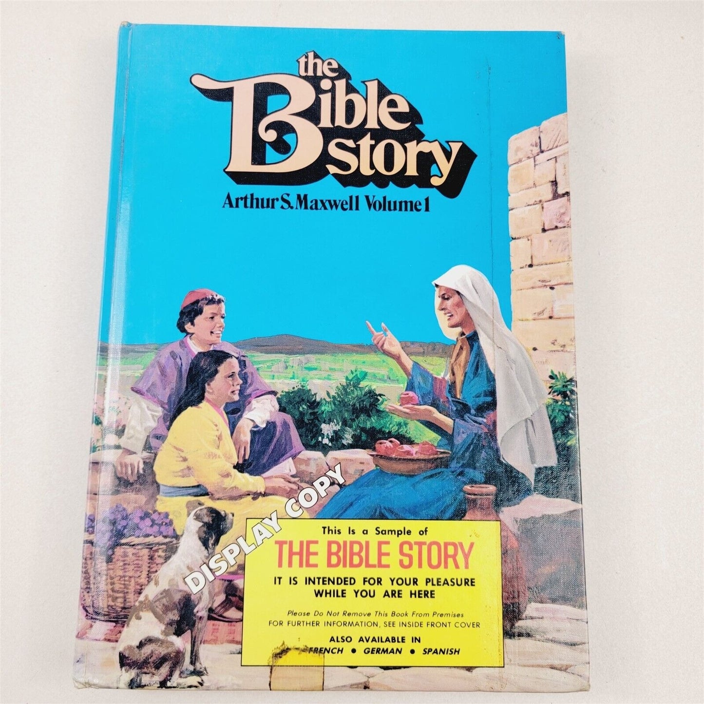 The Bible Story Book by Arthur S Maxwell Volume 1 Hardcover 3 Display Copies