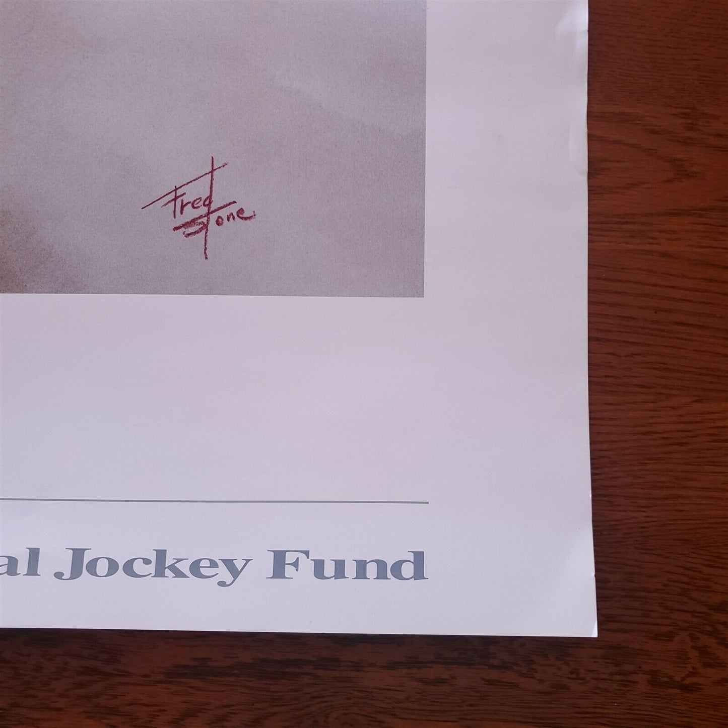 Fred Stone One Two & Three Race Horses Don MacBeth Memorial Jockey Fund Signed 2