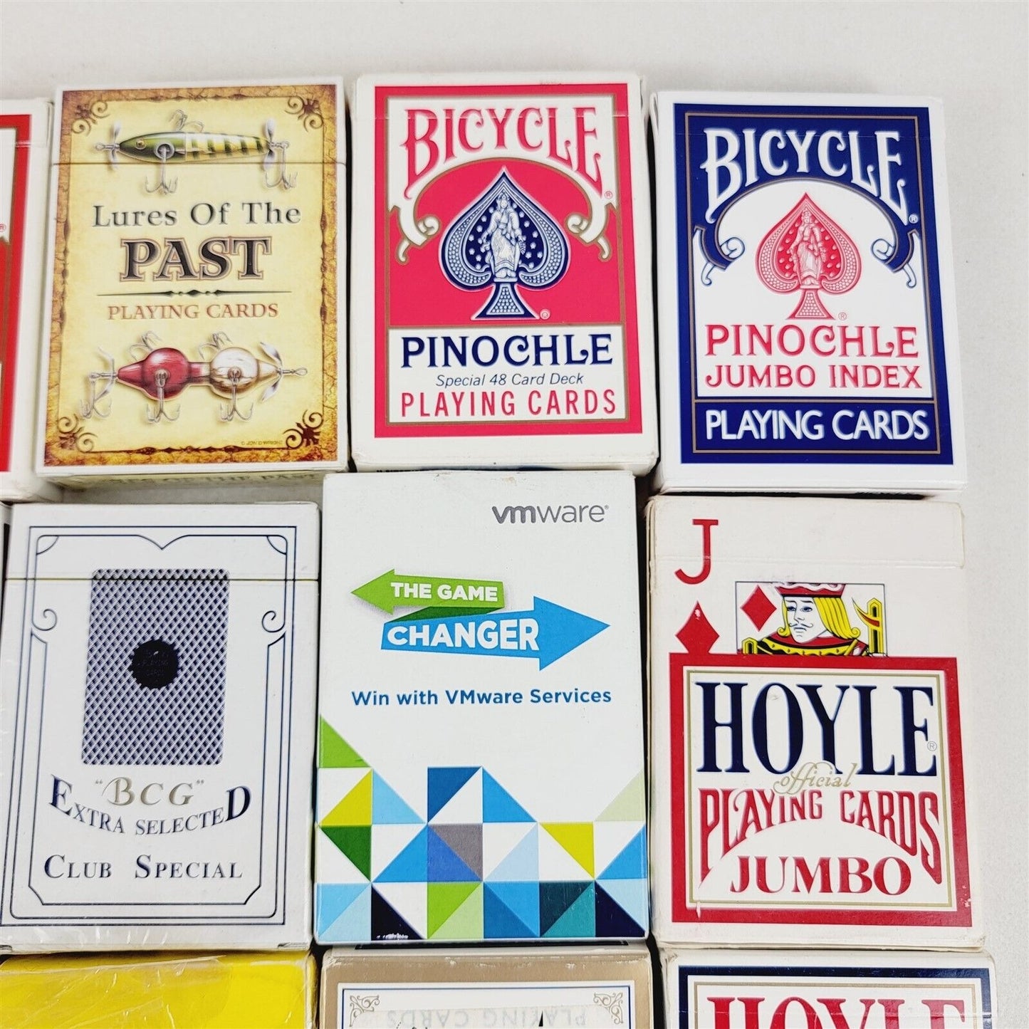 22 Decks of Playing Cards Coca Cola M&Ms Club Casino Bicycle Advertising