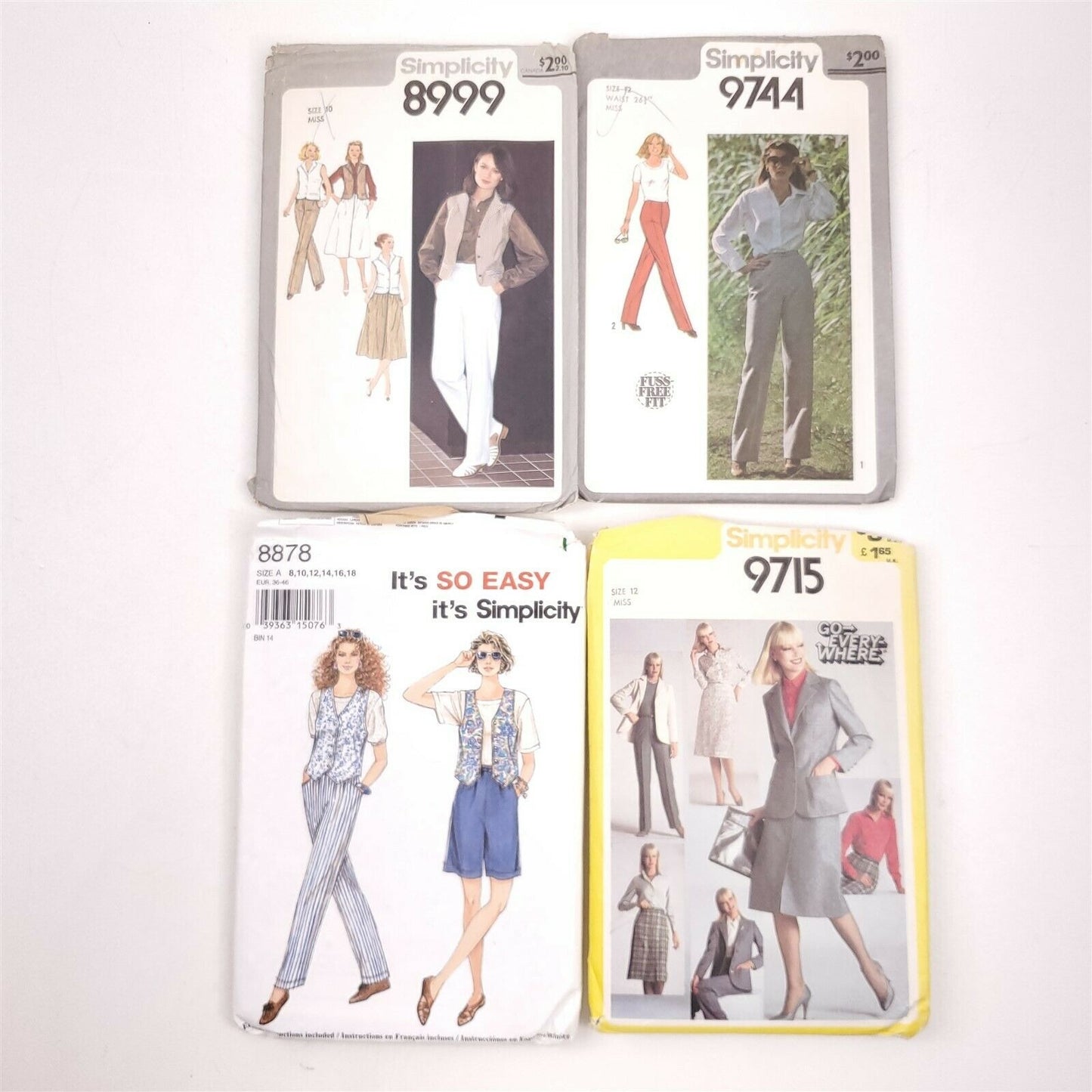 11 Vintage to Now Sewing Patterns Women's Clothing Sizes 12-18 (Mostly)