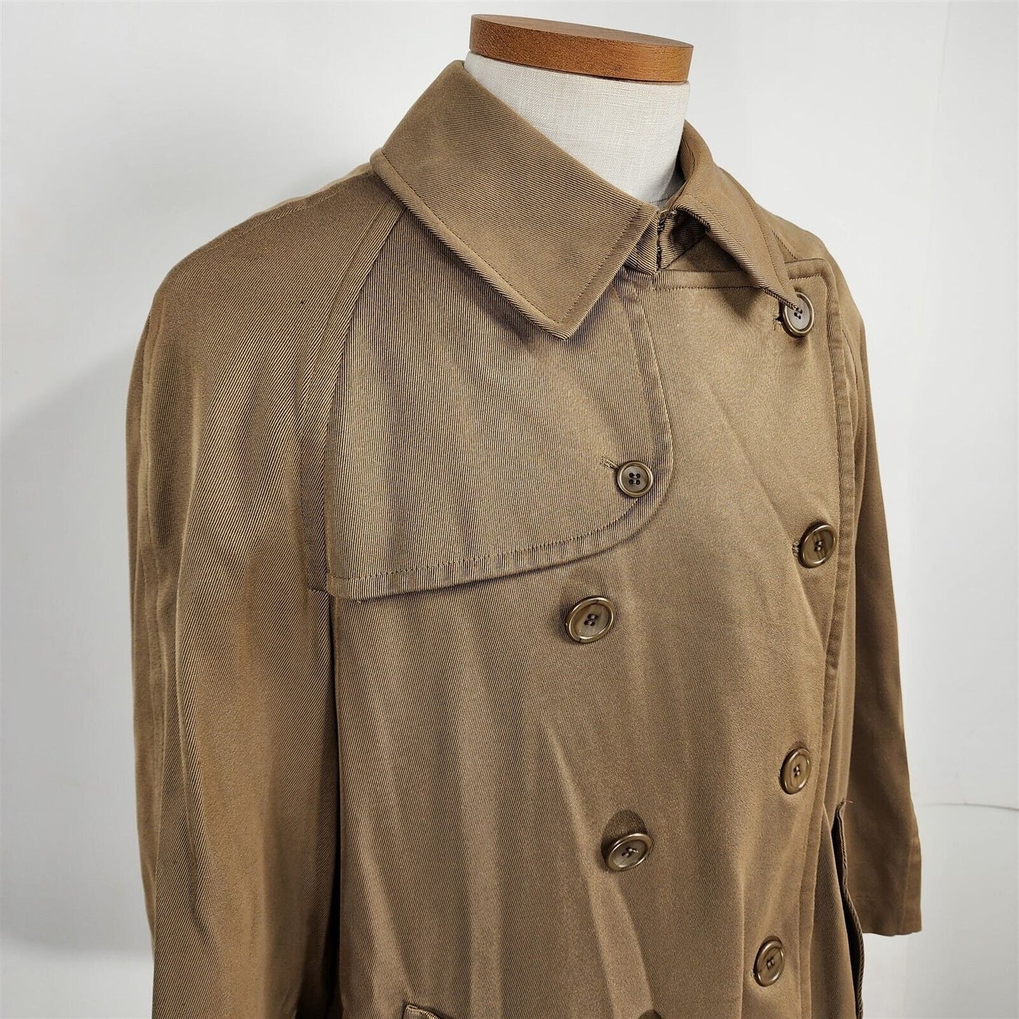 Vintage Burberrys Double Breasted Trench Coat All Weather Mens Size L