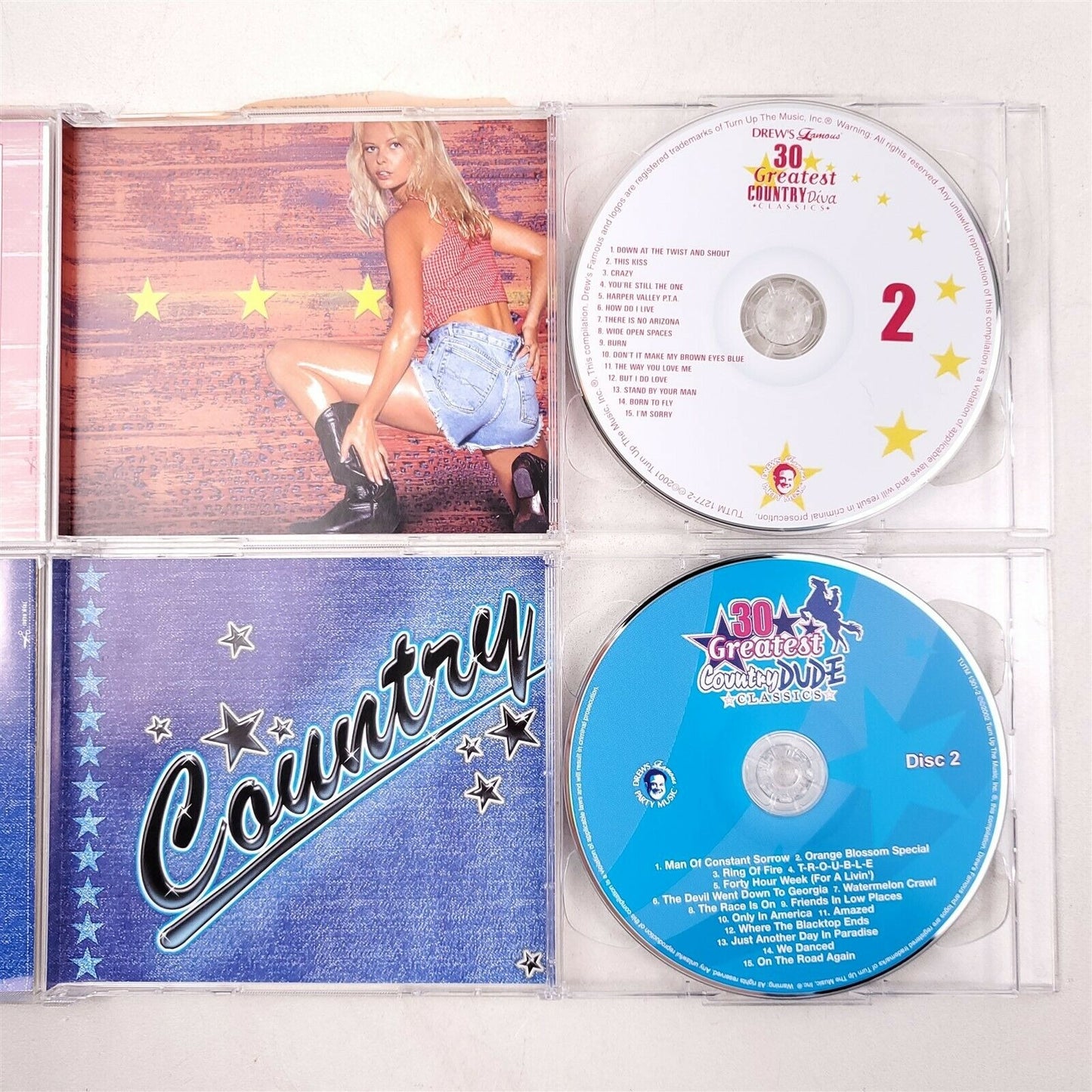 8 Country Music CD's Reba, Floyd Cramer, Roger Whittaker