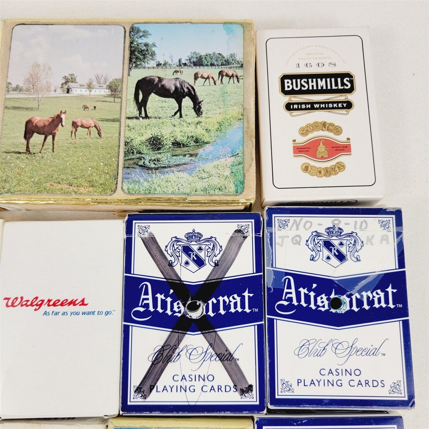 23 Decks of Playing Cards Hoyle Alaska Joe Camel Vintage Horses Bushmills