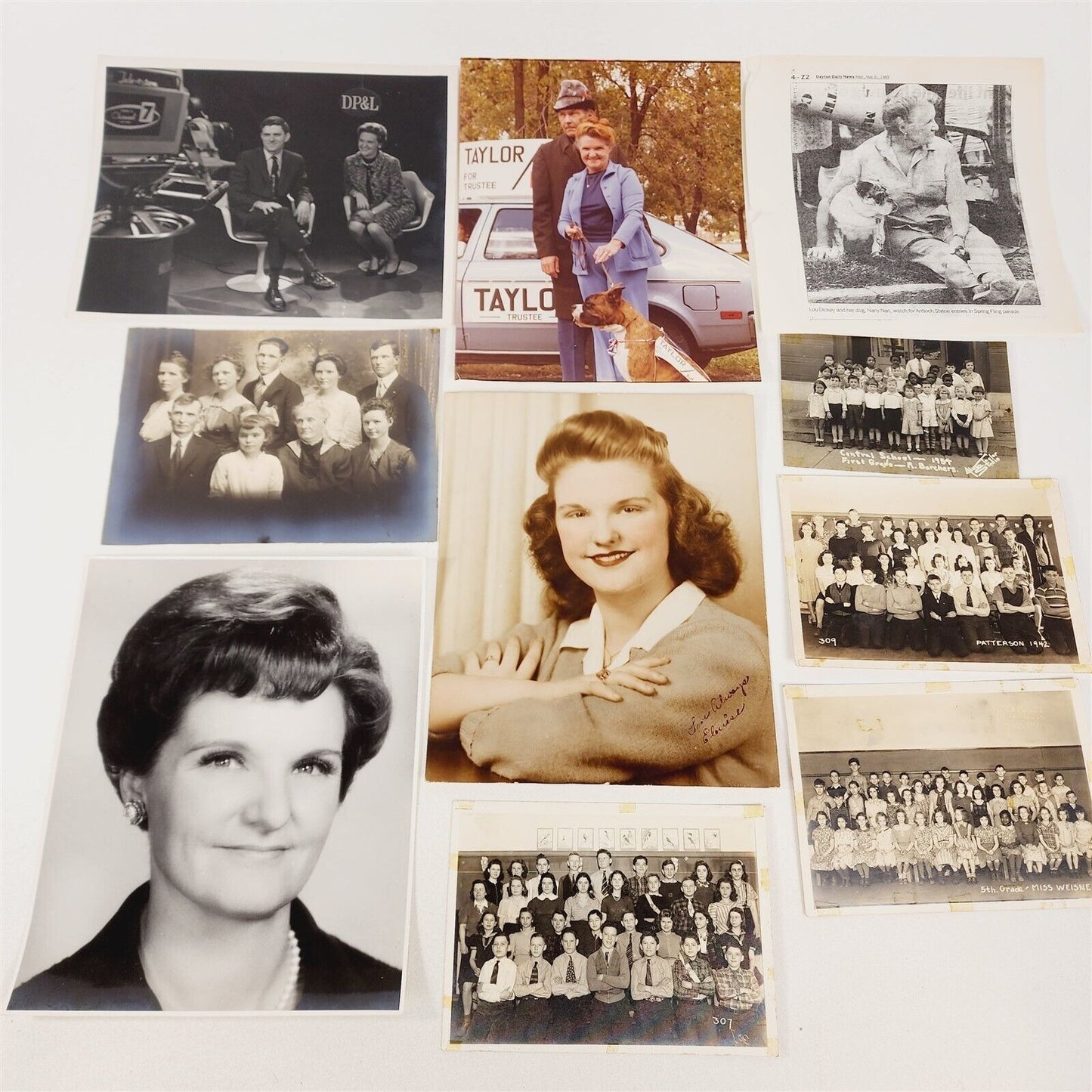 40 Vintage Photos 1940s-70s Elouise Swope Gibbs Dickey L'Oreal of Paris ID'd