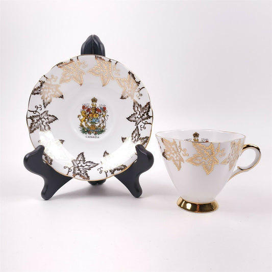 Canada Windsor Made in England Bone China Tea Cup & Saucer