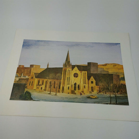 James Haughey St. Patrick's Co-Cathedral Billings Montana 26 x 20 1978 Print