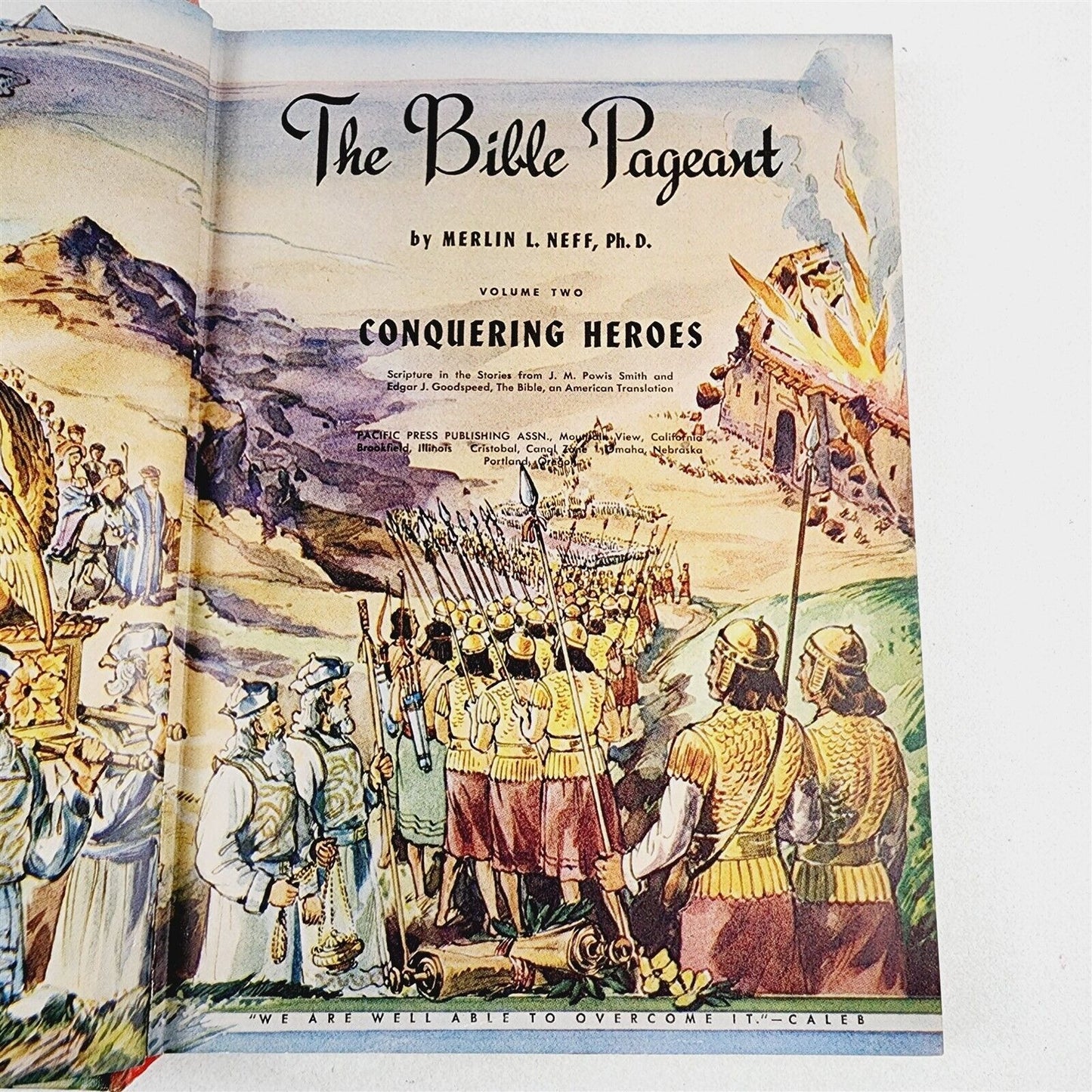 The Bible Pageant Series Neff 1950s Warriors of the Cross Conquering Heroes