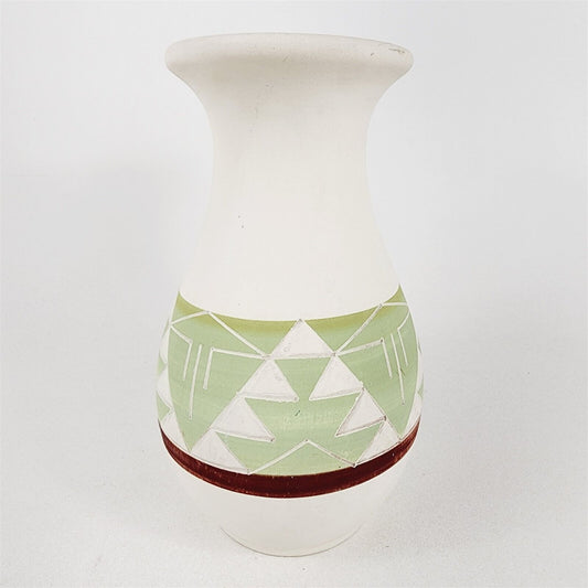 Vintage Kate Dismounts Native American Pottery Signed Pot Vase Handmade 10 1/4"