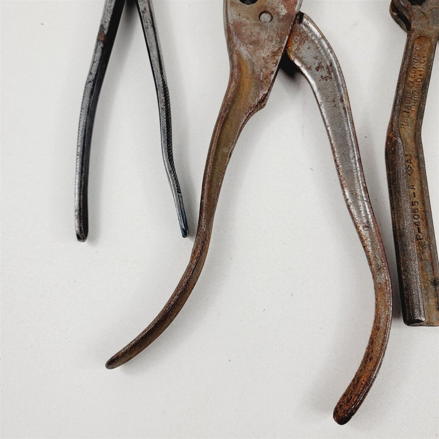 4 Vintage Crimping Wire Cutter Hand Tools Pliers