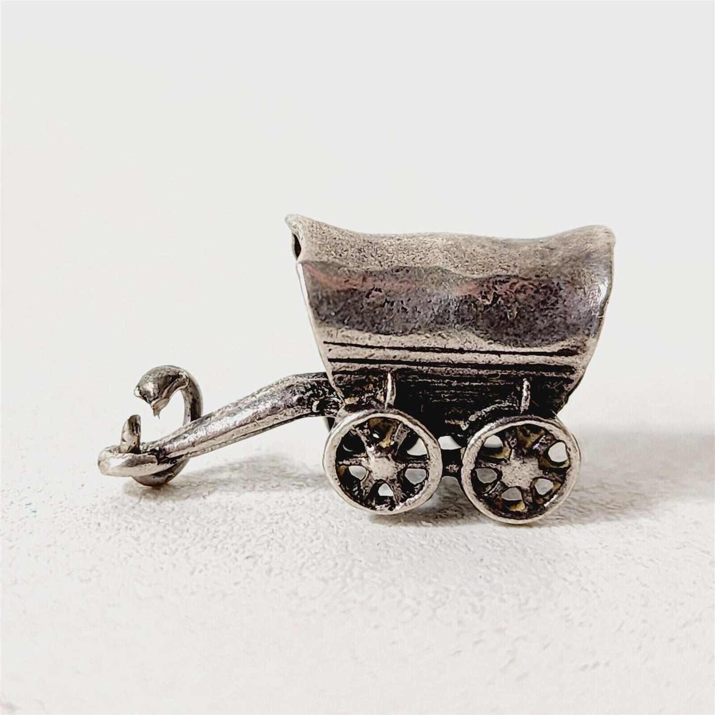 Vintage Sterling Silver Covered Wagon Wild West Western Charm