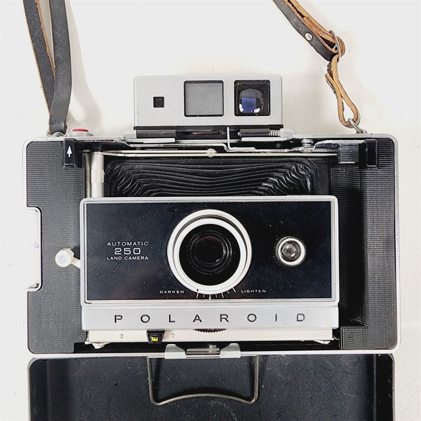 Vintage Polaroid 250 Land Camera w/ Case Flash Development Timer Manual Bulbs