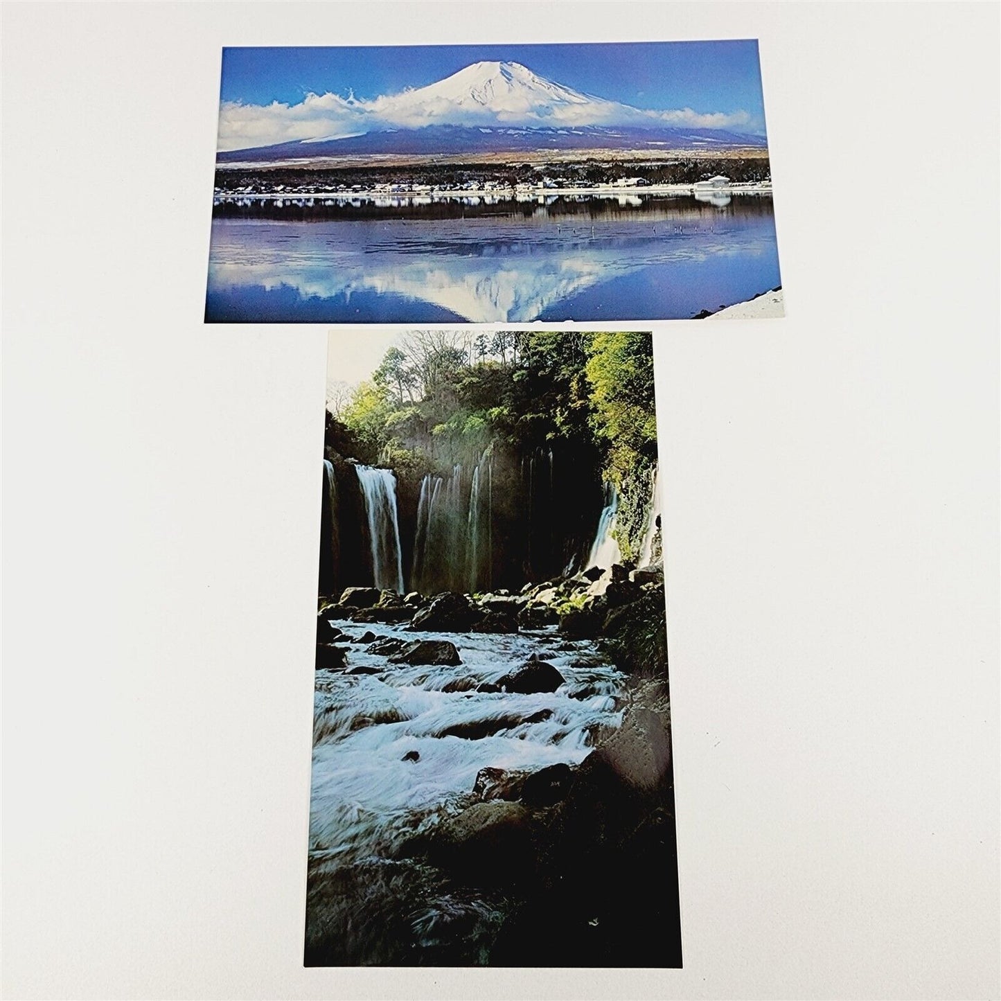 Vintage Mount Fuji National Park 8 Large Postcard Set - 11 1/4" x 6 1/4"