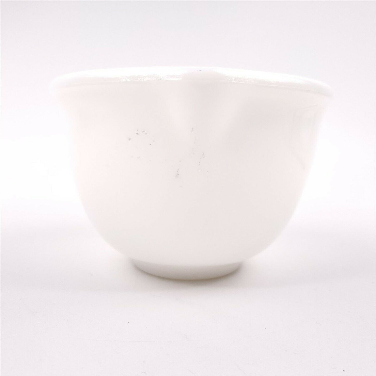 Milk Glass White Mixing Bowl 6-3/4" x 4-1/4" Spout