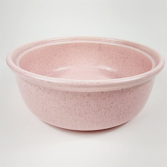 Vintage Bauer Pottery Casserole Dish Bowl Pink Speckled - No Lid