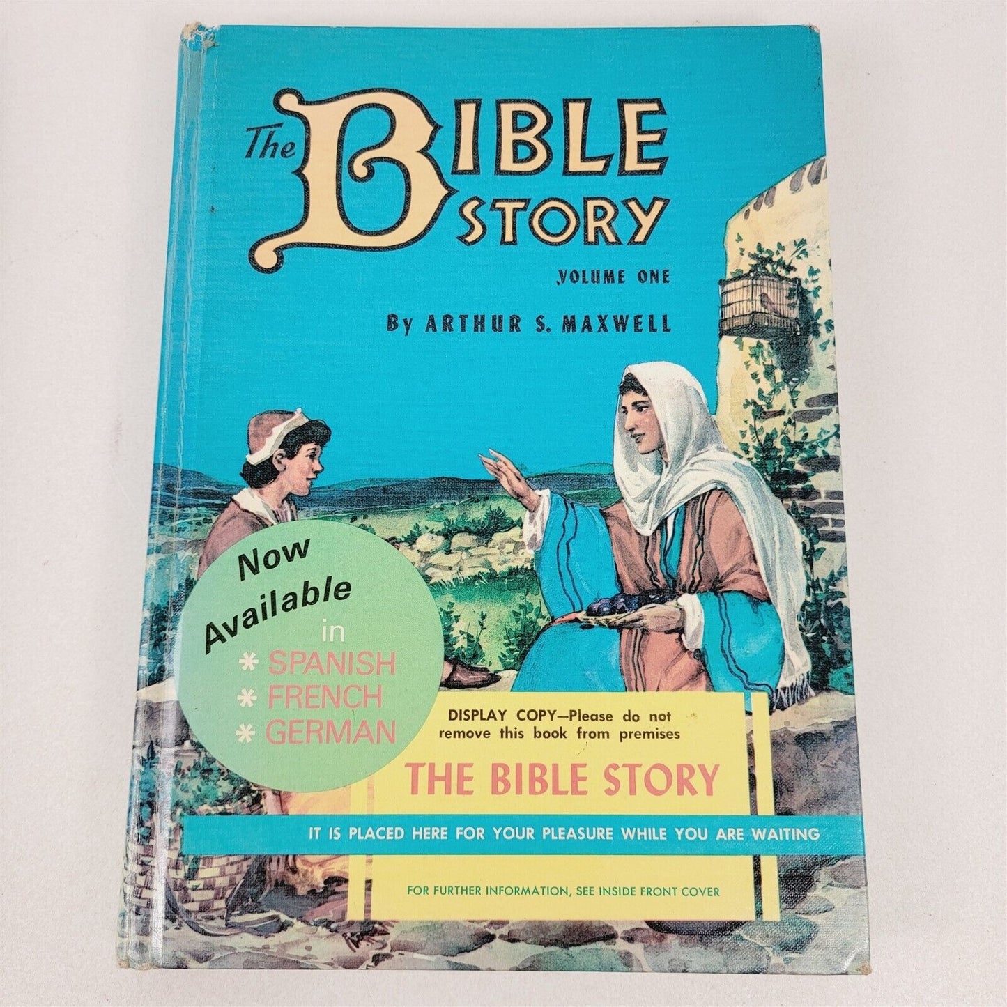 The Bible Story Book by Arthur S Maxwell Volume 1 Hardcover 3 Display Copies