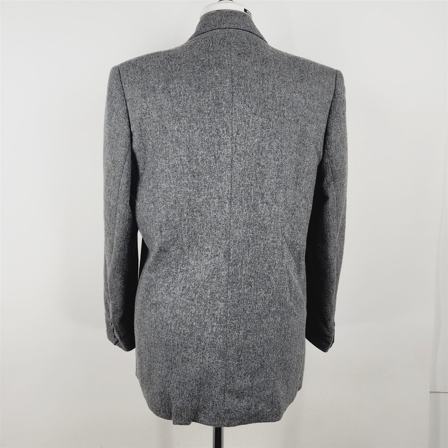 Vintage Career Gray Wool Blazer Womens Size 16