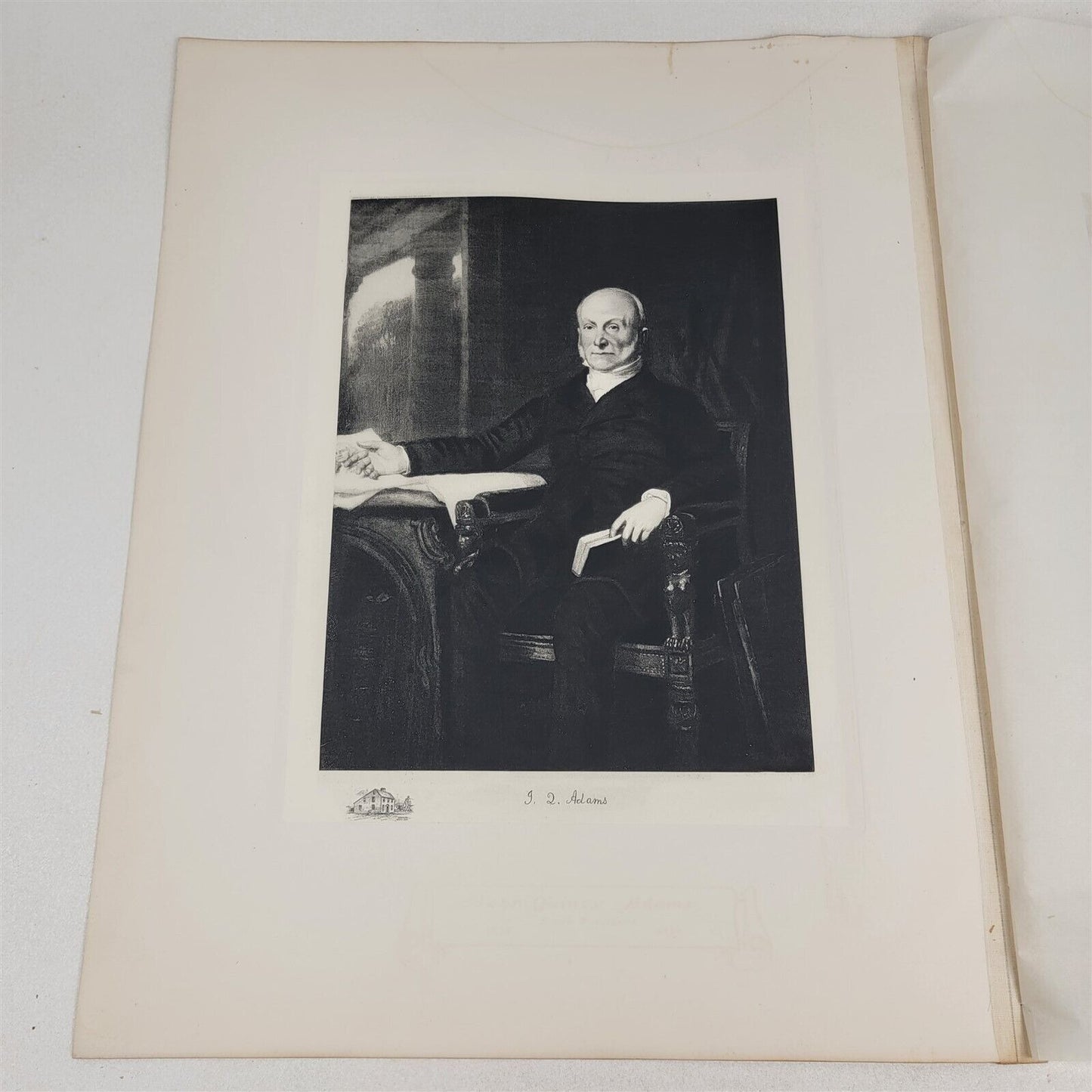 John Quincy Adams 1901 White House Gallery Official Portraits Presidents Gravure